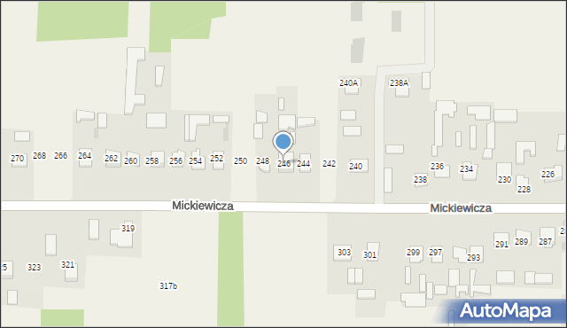 Przędzel, Mickiewicza Adama, 246, mapa Przędzel