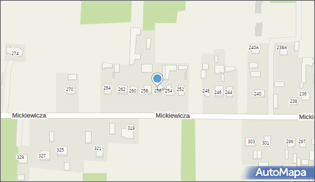 Przędzel, Mickiewicza Adama, 256, mapa Przędzel