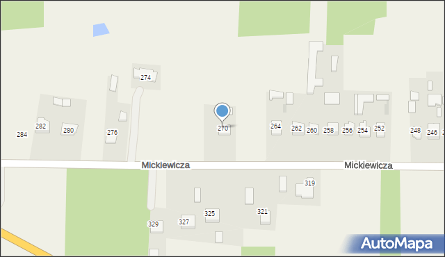 Przędzel, Mickiewicza Adama, 270, mapa Przędzel