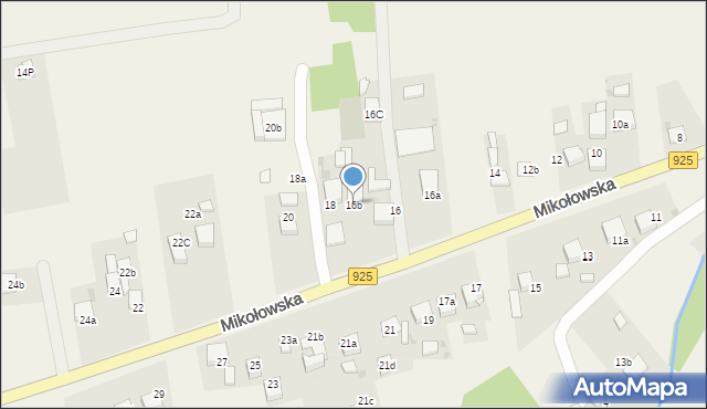 Przegędza, Mikołowska, 16b, mapa Przegędza