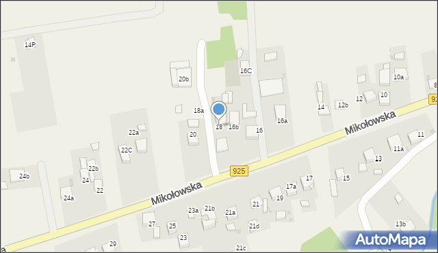 Przegędza, Mikołowska, 18, mapa Przegędza