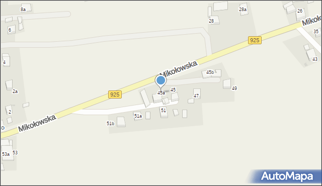 Przegędza, Mikołowska, 45a, mapa Przegędza