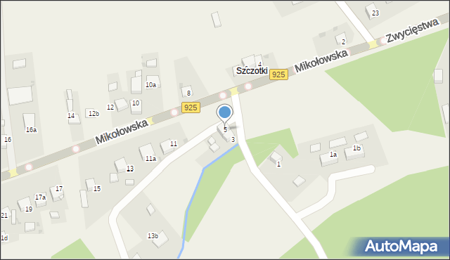 Przegędza, Mikołowska, 5, mapa Przegędza