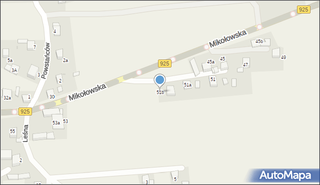 Przegędza, Mikołowska, 51b, mapa Przegędza