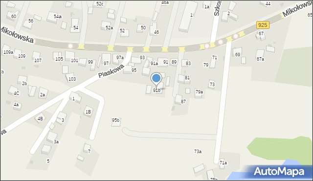 Przegędza, Mikołowska, 91b, mapa Przegędza