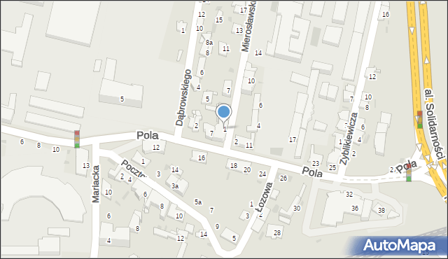 Przemyśl, Mierosławskiego Ludwika, gen., 1, mapa Przemyśla