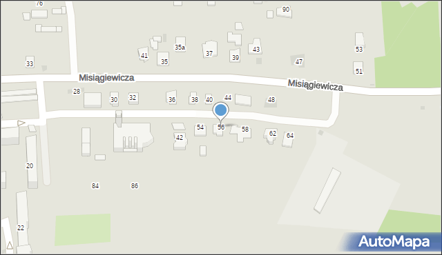Przeworsk, Misiągiewicza, 56, mapa Przeworsk