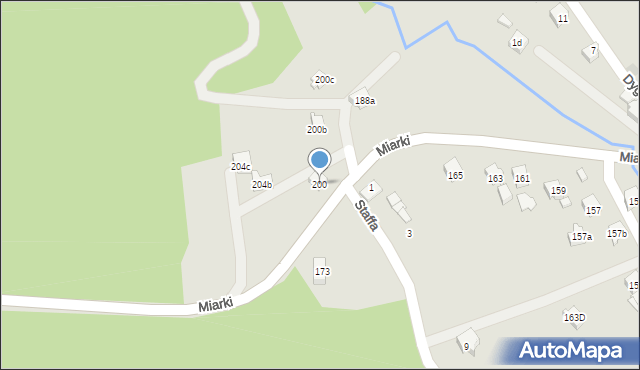 Pszów, Miarki Karola, 200, mapa Pszów