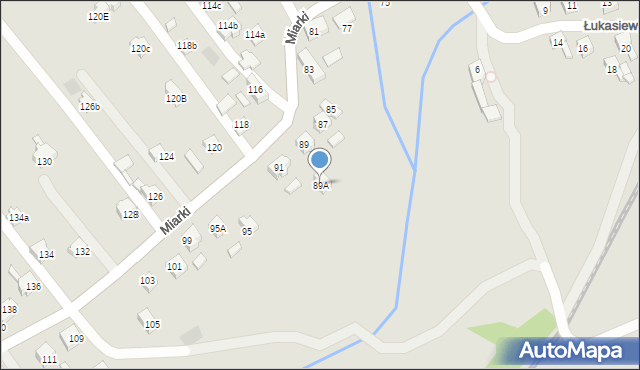 Pszów, Miarki Karola, 89A, mapa Pszów