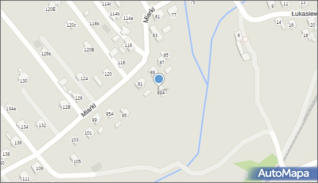 Pszów, Miarki Karola, 89b, mapa Pszów