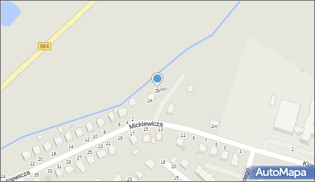 Radomyśl Wielki, Mickiewicza Adama, 2b, mapa Radomyśl Wielki