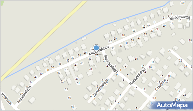 Radomyśl Wielki, Mickiewicza Adama, 37, mapa Radomyśl Wielki