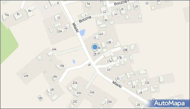 Rzuchów, Miarki Karola, 15, mapa Rzuchów