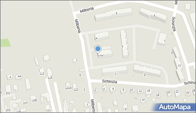 Sandomierz, Milberta Feliksa, dr., 2, mapa Sandomierza