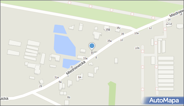 Skierniewice, Miedniewicka, 33, mapa Skierniewic