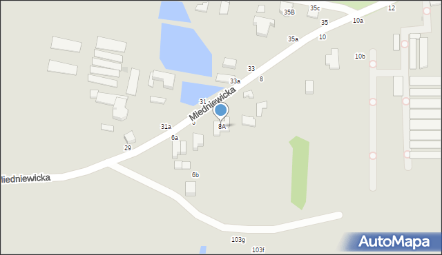 Skierniewice, Miedniewicka, 8A, mapa Skierniewic