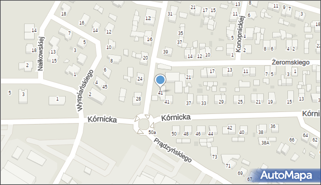 Środa Wielkopolska, Mickiewicza Adama, 41, mapa Środa Wielkopolska