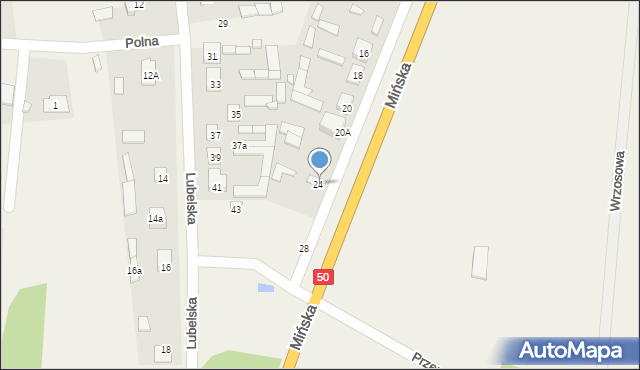 Stanisławów, Mińska, 26, mapa Stanisławów