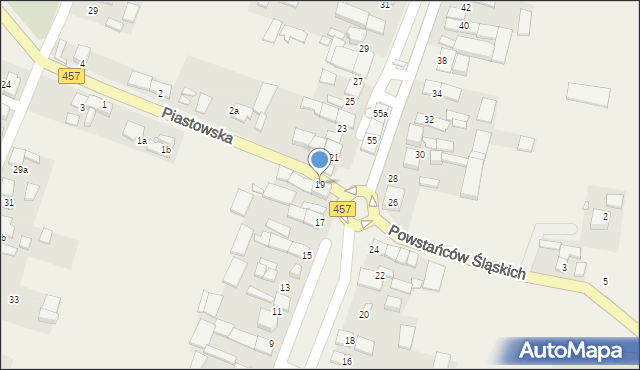 Stare Siołkowice, Michała, 19, mapa Stare Siołkowice