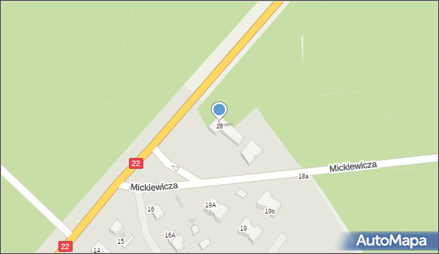 Starogard Gdański, Mickiewicza Adama, 18, mapa Starogard Gdański