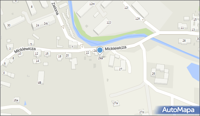 Stronie Śląskie, Mickiewicza Adama, 24a, mapa Stronie Śląskie