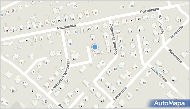 Strzelce Krajeńskie, Mieszka I, 2, mapa Strzelce Krajeńskie