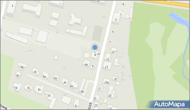 Strzelce Opolskie, Mickiewicza Adama, 4, mapa Strzelce Opolskie