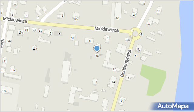 Suchedniów, Mickiewicza Adama, 5C, mapa Suchedniów