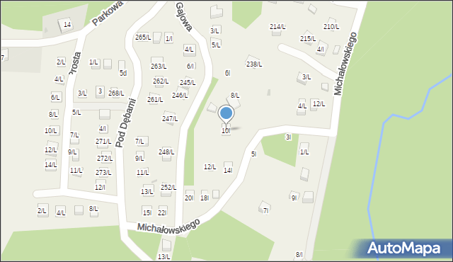 Sulistrowiczki, Michałowskiego Borysa, prof., 10l, mapa Sulistrowiczki