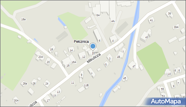 Świebodzice, Mikulicza Jana, 10, mapa Świebodzice