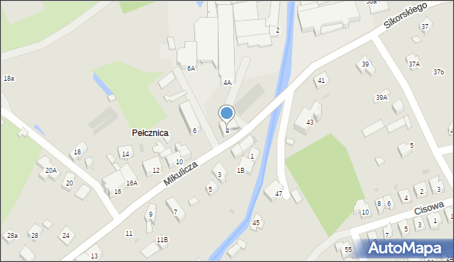 Świebodzice, Mikulicza Jana, 4, mapa Świebodzice