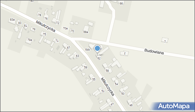 Świętoszowice, Mikulczycka, 64, mapa Świętoszowice