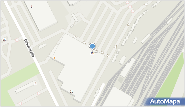 Szczecin, Milczańska, 31f, mapa Szczecina