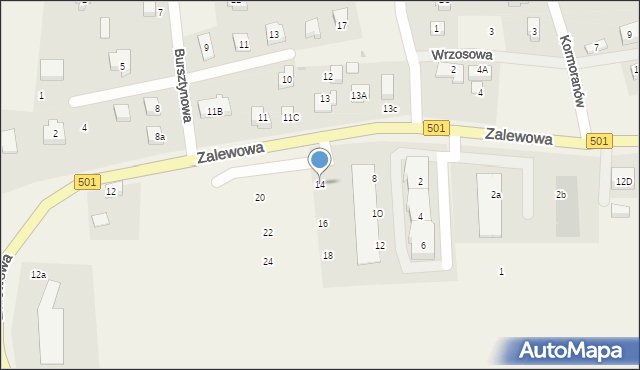 Sztutowo, Mierzeja Park, 14, mapa Sztutowo