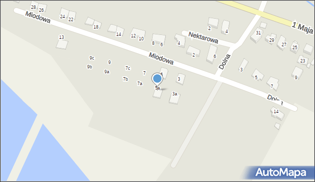 Tarczyn, Miodowa, 5b, mapa Tarczyn