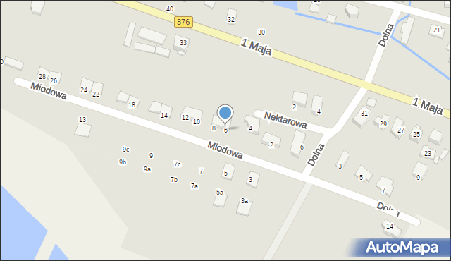 Tarczyn, Miodowa, 6, mapa Tarczyn