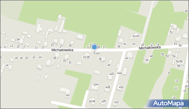 Tomaszów Mazowiecki, Michałowska, 32/38, mapa Tomaszów Mazowiecki