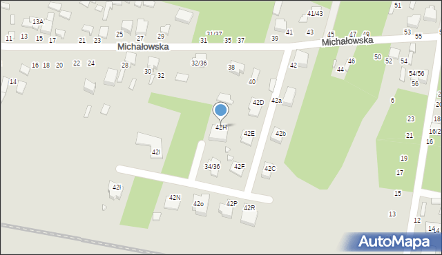 Tomaszów Mazowiecki, Michałowska, 42H, mapa Tomaszów Mazowiecki