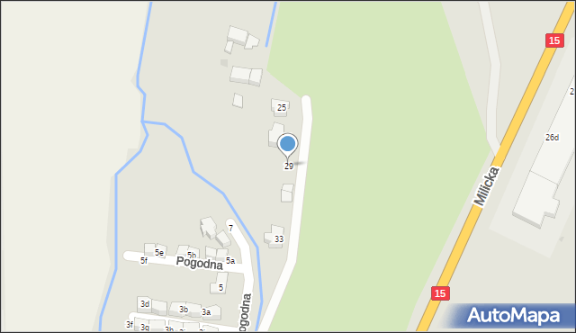 Trzebnica, Milicka, 29, mapa Trzebnica