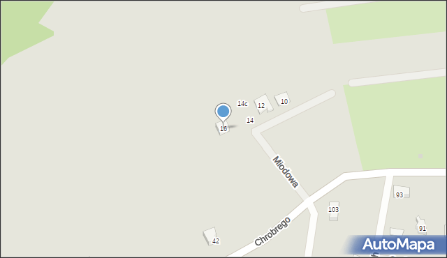 Trzebnica, Miodowa, 16, mapa Trzebnica