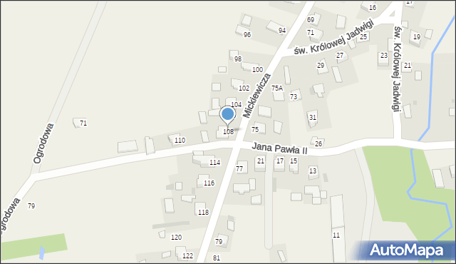 Tuczempy, Mickiewicza Adama, 108, mapa Tuczempy