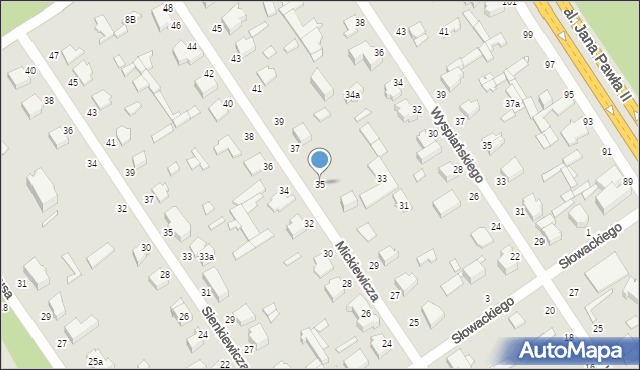 Tuszyn, Mickiewicza Adama, 35, mapa Tuszyn