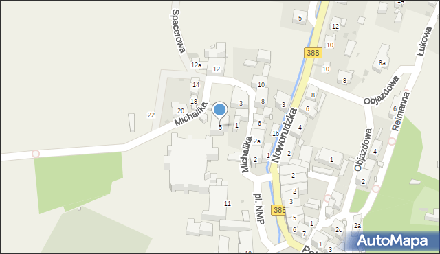 Wambierzyce, Michalika Tadeusza, ks., 5, mapa Wambierzyce