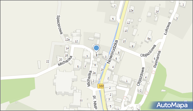 Wambierzyce, Michalika Tadeusza, ks., 8, mapa Wambierzyce