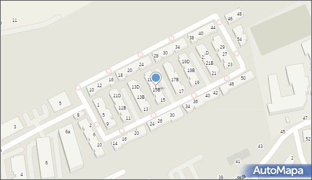 Warszawa, Międzyrzecze, 15B, mapa Warszawy