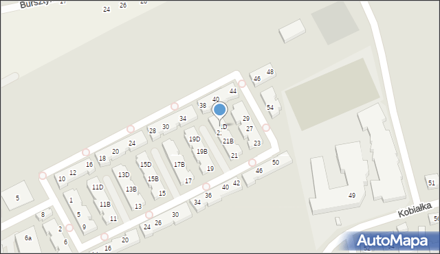 Warszawa, Międzyrzecze, 21D, mapa Warszawy