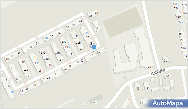 Warszawa, Międzyrzecze, 48, mapa Warszawy