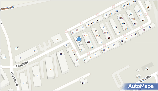 Warszawa, Międzyrzecze, 5, mapa Warszawy