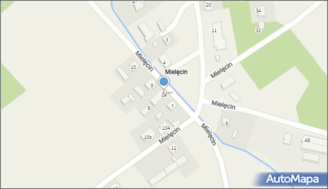 Weronikopole, Mielęcin, 2a, mapa Weronikopole