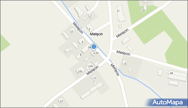 Weronikopole, Mielęcin, 7, mapa Weronikopole